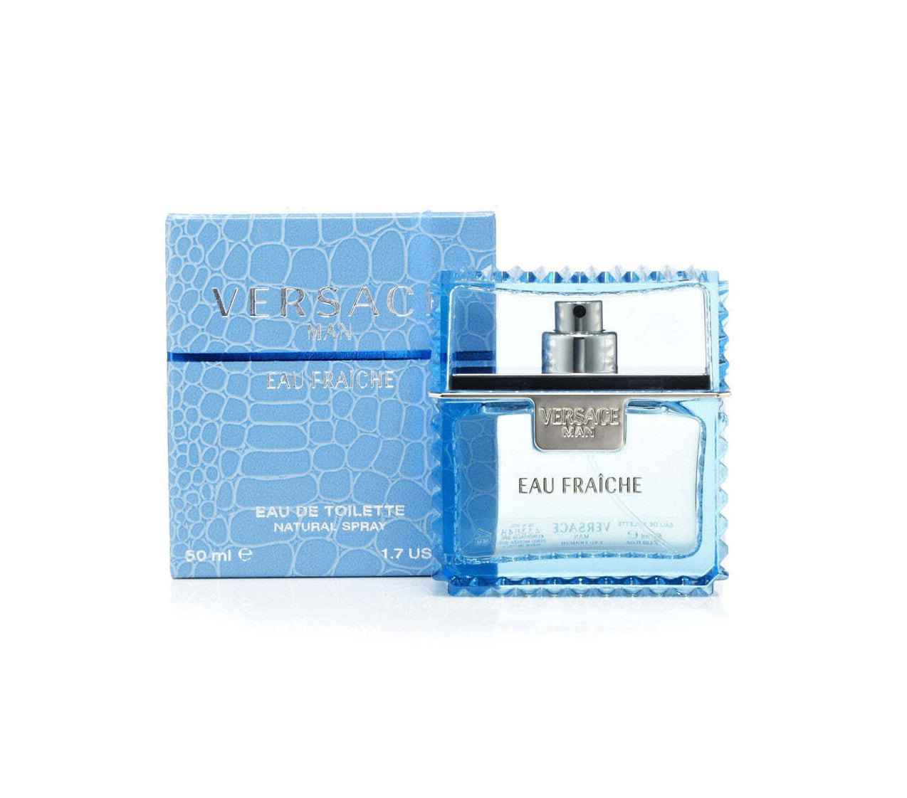 Versace Man Eau Fraiche EDT Spray 1.7 oz For Men
