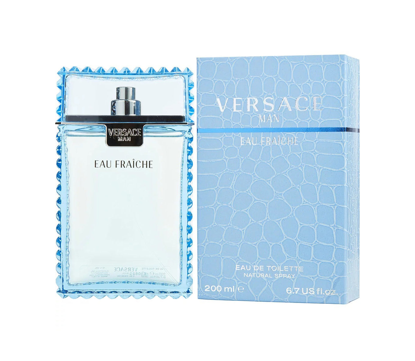 Versace Man Eau Fraiche EDT Spray 6.7 oz For Men