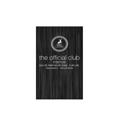 The Official Club Intense by Maison Alhambra EDP Spray 3.4 oz For Men