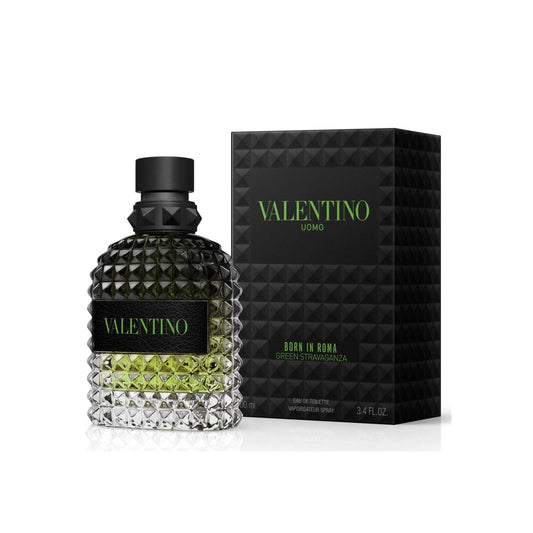 Valentino Uomo Born in Roma Green Stravaganza EDT Spray 3.4 oz For Men